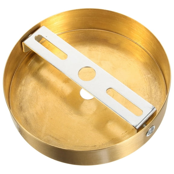 Hemobllo Vintage Style Golden Chandelier Mounting Plate 1 Set Copper Lamp Fixture Hardware