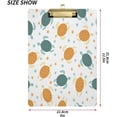 thumbnail image 2 of Acrylic Clipboards with Low Profile Clip, A4 Standard Size 9" x 12.5" File Holder for Writing Drawing, Clip Boards for Doctors Offices, Cute Cartoon Turtle Gifts, 2 of 7