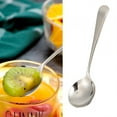 thumbnail image 4 of Stainless Steel Children Soup Spoons, Comfortable Eating Experience for Daily Use Tableware Kitchen Supplies, 4 of 8