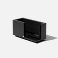 thumbnail image 3 of Veradek Block Series Long Box Small Plastic Planter - Black, 3 of 11