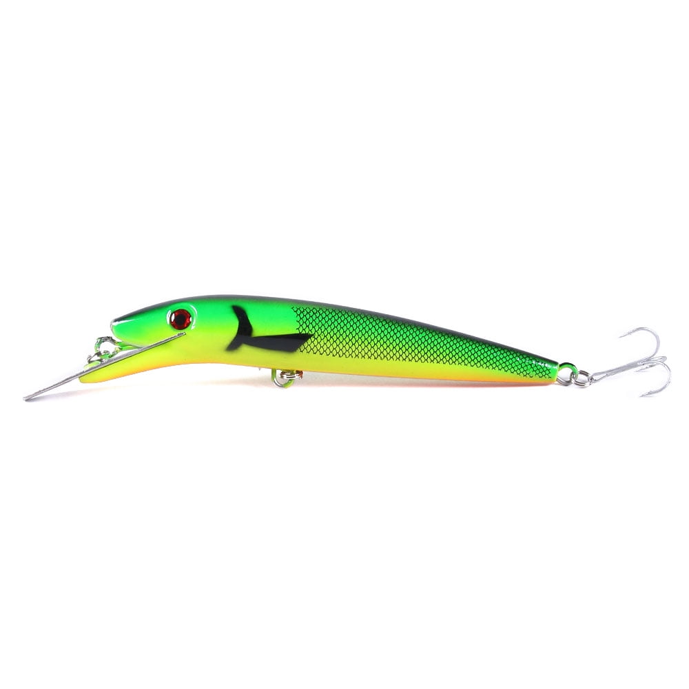HENGJIA Fishing Deep Diving Fishing Lures Swimbait Large Sinking Minnow Lure Saltwater Jerkbait Lure 5Pcs/kit, 1.59oz/7.76in