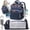 Blue, variant on Morfone Diaper Bag Backpack with Changing Station, Waterproof Large Capacity Baby Bag with USB Charging Port & Pacifier Case - Unisex, Pink