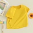 thumbnail image 2 of Bagilaanoe Little Girl Summer Clothes Toddler Short Sleeve T-Shirt 9M 12M 24M 3T 4T 5T 6T 7T Kids Casual Tee Tops, 2 of 7