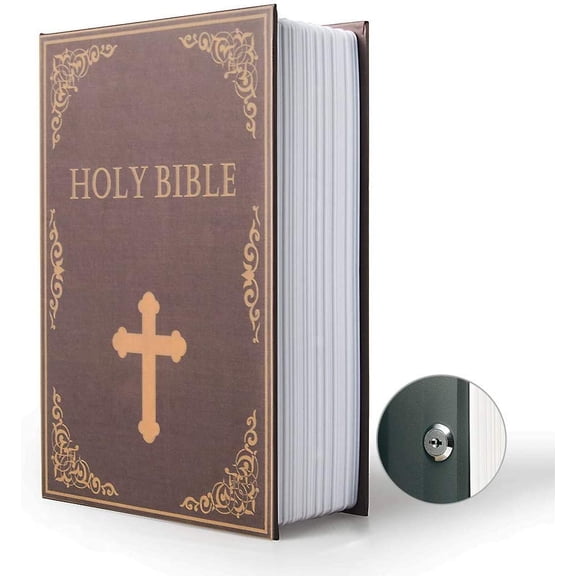 Small Sized Diversion Book Safe Storage Box, Dictionary Secret Safe Can with Security Combination Lock, Diversion Book Hidden Safe (Combination, Paris)