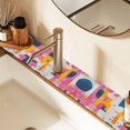 thumbnail image 2 of Yayeee Faucet Mat for Kitchen Sink 14.7" Diatomite Long Splash Guard Pad, Art Geometric, 2 of 7