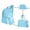 Blue, variant on 3-in-1 Packable Backpack, Convertible Tote Bag Backpack with Foldable Storage Pouch, Lightweight Water Resistant Travel Daypack for Commute, Hiking, Shopping, Gym, Weekend Trips