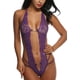 thumbnail image 1 of Body de encaje con tirantes - XXL - Púrpura Xemadio WRMH-1092-23, 1 of 6