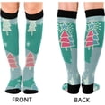 thumbnail image 2 of Coolnut Christmas Tree Compression Socks for Men & Women 1 Pack, Knee High Stockings for Running, Sport, Hiking & Travel, 2 of 6