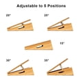 thumbnail image 4 of Strongtek Tabla Inclinada De Madera Profesional, Tabla Inclinada Ajustable Y Tabla Elástica Para Pantorrillas, Diseño De Mango Lateral Adicional Para Portabilidad, Cobertura Completa, 4 of 7