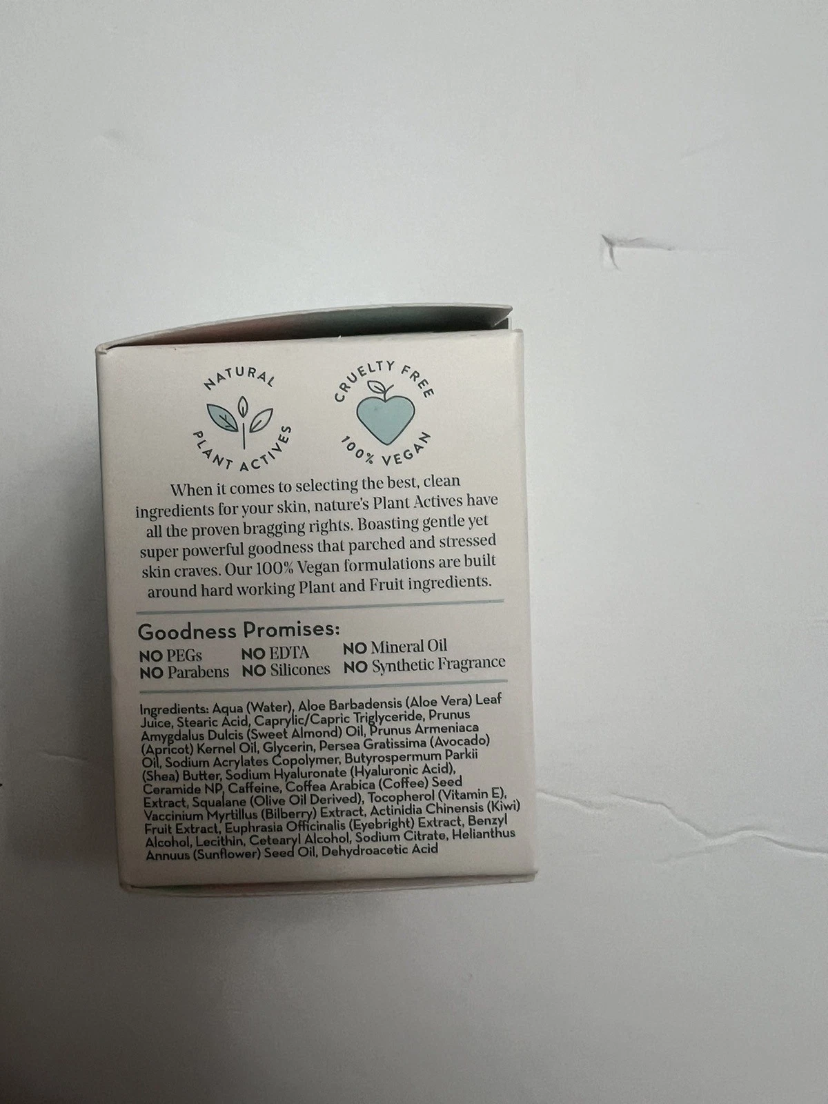 Goodness Vegan Clean Beauty Tone Up Eye Cream 30g