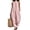 Pink, variant on Cotton Linen Jumpsuits for Women Collared Sleeveless Loose Fit Overalls Halter Eyelet Detail Casual Harem Pants with Pockets Light Blue 2XL