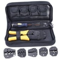 thumbnail image 4 of BESTYASH Crimping Pliers Con Mecanismo De Y 5 Mandíbulas Intercambiables En Negro, 4 of 7