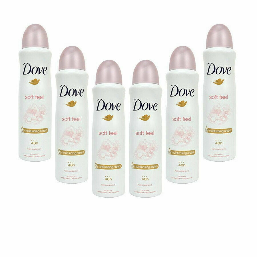 Dove 48HR Antiperspirant Deodorant Body Spray Soft Feel Warm Powder