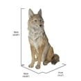 thumbnail image 3 of SITTING COYATE STATUE, 3 of 7