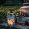 thumbnail image 3 of COEQINE Cross Solar Lights Cemetery Solar Lights for Grave Solar Candle Solar Lantern Light Walkway Lights Waterproof Landscape Lighting for Loss of Loved One, Deer Cross Galaxy Star, 3 of 7