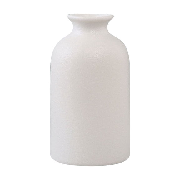UYUH Beige Small Ceramic Vase,Dry Flower Vases Minimalism Style for Modern Table Shelf Home Decor,Fit for Fireplace Bedroom Kitchen Living Room Centerpieces Office Desk Best Decoration