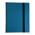 thumbnail image 1 of KLKCMS 9 Pockets Trading Card Carrying Binder for Post Cards Card Collection Binder cyan, 1 of 9