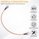 thumbnail image 4 of Adaptador PL259/UHF Hembra Macho Cable Coaxial RG142 de Baja Pérdida de 12 Pulgadas para Antena 4G LTE/WiFi, Enrutador Inalámbrico, Radioaficionado, 4 of 5