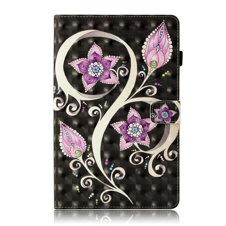 Galaxy Tab A 10.5 Tablet Case, Samsung Galaxy Tab A 10.5-inch SM-T590/T595  Cover, Allytech Bling Pattern PU Leather Bookstyle Folio Case with Built