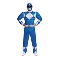 thumbnail image 1 of Disguise Men's Plus Size Blue Ranger Classic Muscle Adult Costume, XXL (50-52), 1 of 5
