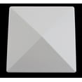 thumbnail image 4 of Pyramid True 5x5 (127mmx127mm) Plastic Fence Post Cap White 24, 4 of 9