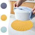 thumbnail image 1 of Xihbxyly Tapete de Comedor con Barrera Térmica de Tendencia Moderna, Elegante Material Aislante Resistente Al Calor, Diseño Floral de Girasol Amarillo, Protección Duradera para Platos Calientes, Fáci, 1 of 6