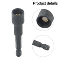 thumbnail image 3 of 6-19Mm Magnetic Nut Screwdriver Deep Socket Adapter 1/4Inch Hex Wrench Heads 10Mm, 3 of 10