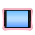 thumbnail image 2 of Kids Case for iPad Mini 1/2/3/4/5 7.9 inch Tablet Case with Rotatable Stand, Kids Friendly EVA Foam Shockproof Drop Protective Cute Cover for iPad Mini 1/2/3/4/5 7.9 inch, Pink, 2 of 7
