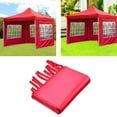 thumbnail image 4 of Toldo versátil de 3x2 m para SUV, vehículos recreativos, campamentos en automóviles, remolques y viajes por tierra, toldo liviano para camiones, lona rojo, 4 of 8