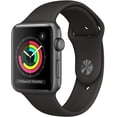 thumbnail image 1 of Restored Apple Watch Series 3 GPS - 42mm - Sport Band - Aluminum Case (Refurbished), 1 of 1