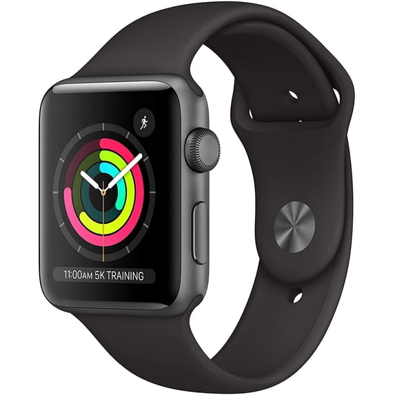 Restored Apple Watch Series 3 GPS - 42mm - Sport Band - Aluminum Case (Refurbished)