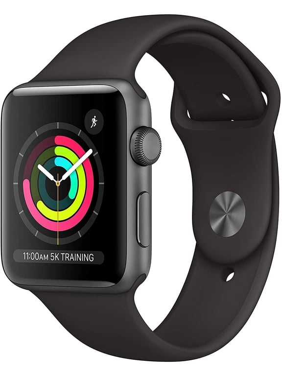 Restored Apple Watch Series 3 GPS - 42mm - Sport Band - Aluminum Case (Refurbished)