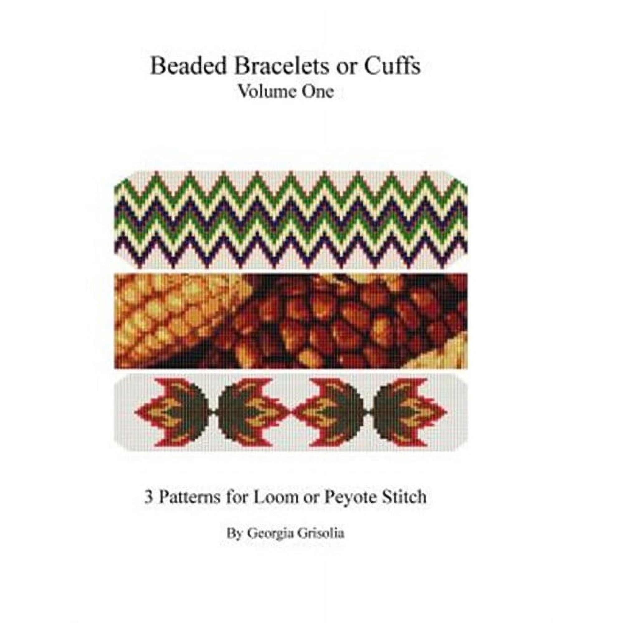Beaded Bracelets or Cuffs: Beaded Bracelets or Cuffs: Beading Patterns by GGsDesigns (Paperback)(Large Print)
