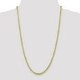 thumbnail image 2 of 10K Yellow Gold 4.1mm Semi-Solid Anchor Chain 24 IN, 2 of 5