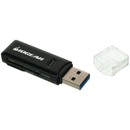UPC: 0881317512468 | Iogear Gfr305sd Compact Usb 3.0 Sdxc Card/microsdxc Card Reader/writer