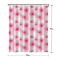 thumbnail image 5 of Pioneer Flower Floral Print Pattern Shower Curtain 72"x84" ,Bathroom Decorative Shower Curtains Set with 12 Hooks,Modern Waterproof Washable Shower Curtain, 5 of 6