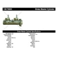 thumbnail image 2 of Centric Parts Brake Master Cylinder P/N:130.76003, 2 of 2
