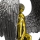thumbnail image 2 of Inteprter Estatua de resina de Ángel triste para interiores y exteriores, adorno para el hogar y el coche, estatua de Ángel durmiente, artesanías Decoración del hogar Inteprter HA036046-00, 2 of 6