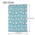 thumbnail image 3 of Pofeuu Cartoon Teeth Print Travel Document Organizer Passport Holder Men Women for Family (6.5 in x 4.5 in),Wallet Holder Credit Card Clutch Bag Case, 3 of 5