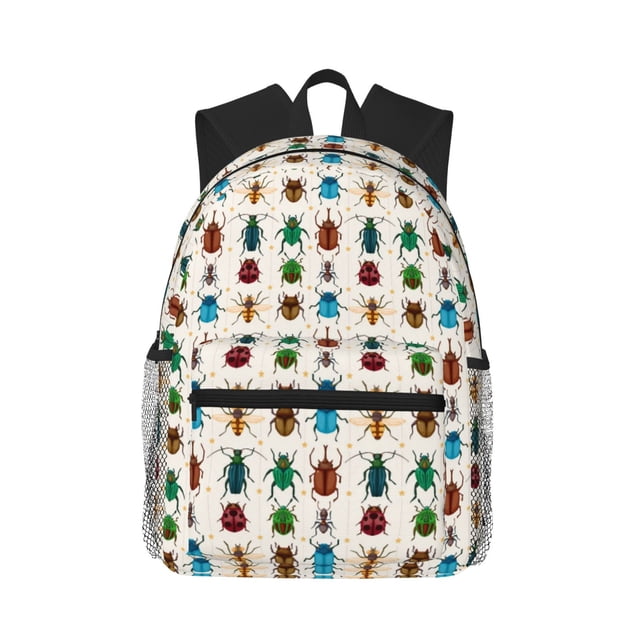 Fotbe Cartoon Insects Mochila Ligera Casual para Laptop para Hombres y Mujeres, Mochila Impermeable de Uso Diario, Mochila para Universidad