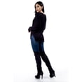 thumbnail image 2 of Suéter escote cruzado Roman Fashion Juvenil 0034 Negro, 2 of 5