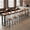 71"L*16"W*41.3"H, variant on Narrow Counter Height Bar Table, Solid Wood Farmhouse Pub Table with Sturdy Metal Legs, 2" Thick Tabletop, 16" Deep High Top Breakfast Bar Table for Small Spaces, Behind Sofa Console Table, Kitchen