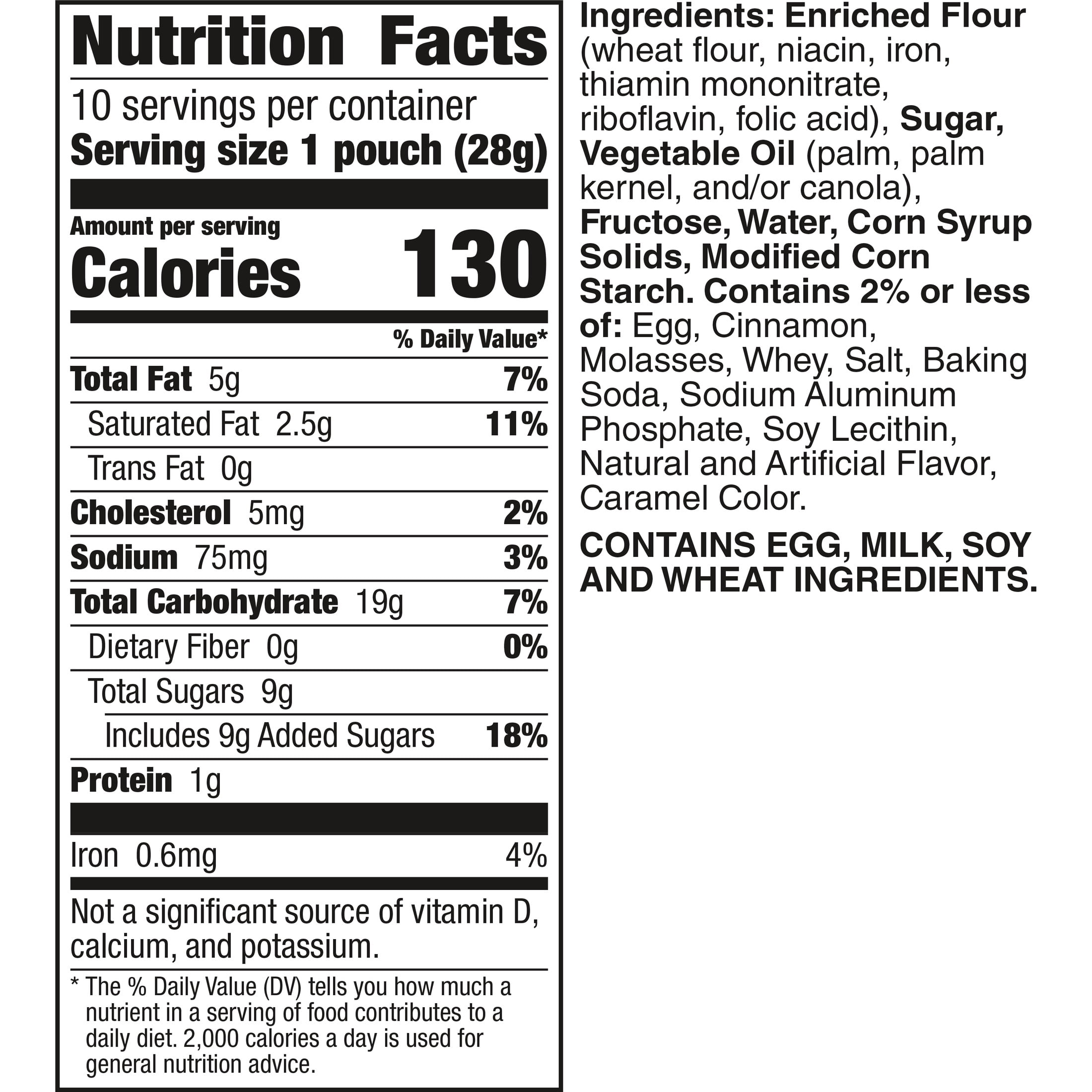 Pillsbury Mini Soft Baked Cinnamon Roll Flavored Cookies 10 Count