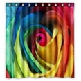 thumbnail image 1 of Cortina de Ducha ABPHQTO poliéster impermeable Rosa Multicolor 160x180 cm, 1 of 1