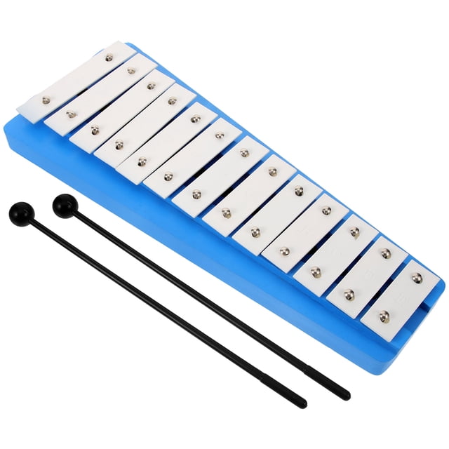 WHAMVOX 1 Set Toddler Xylophone White Iron Wood Aluminum Rectangular Shape For Home And Kindergarten Use