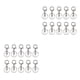 thumbnail image 1 of Inteprter 10 pack/lote mosquetones garra de langosta para llavero-accesorios fuertes y funcionales para llave fácil Bogavante blanco +spla 2Conjunto, 1 of 6