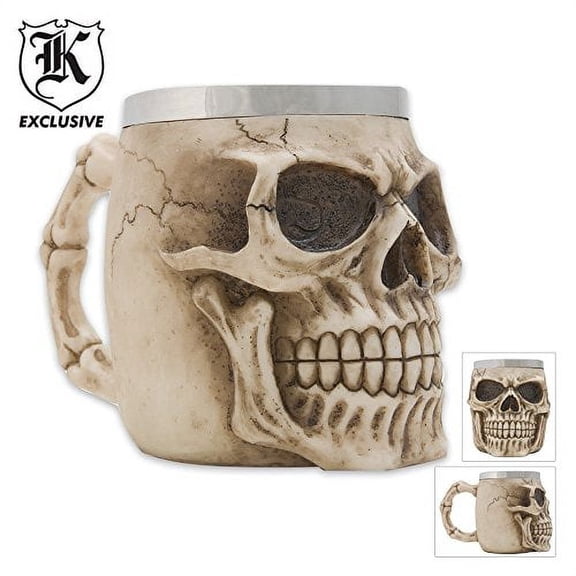 Realistic Fantasy Skull Coffee Mug Tankard