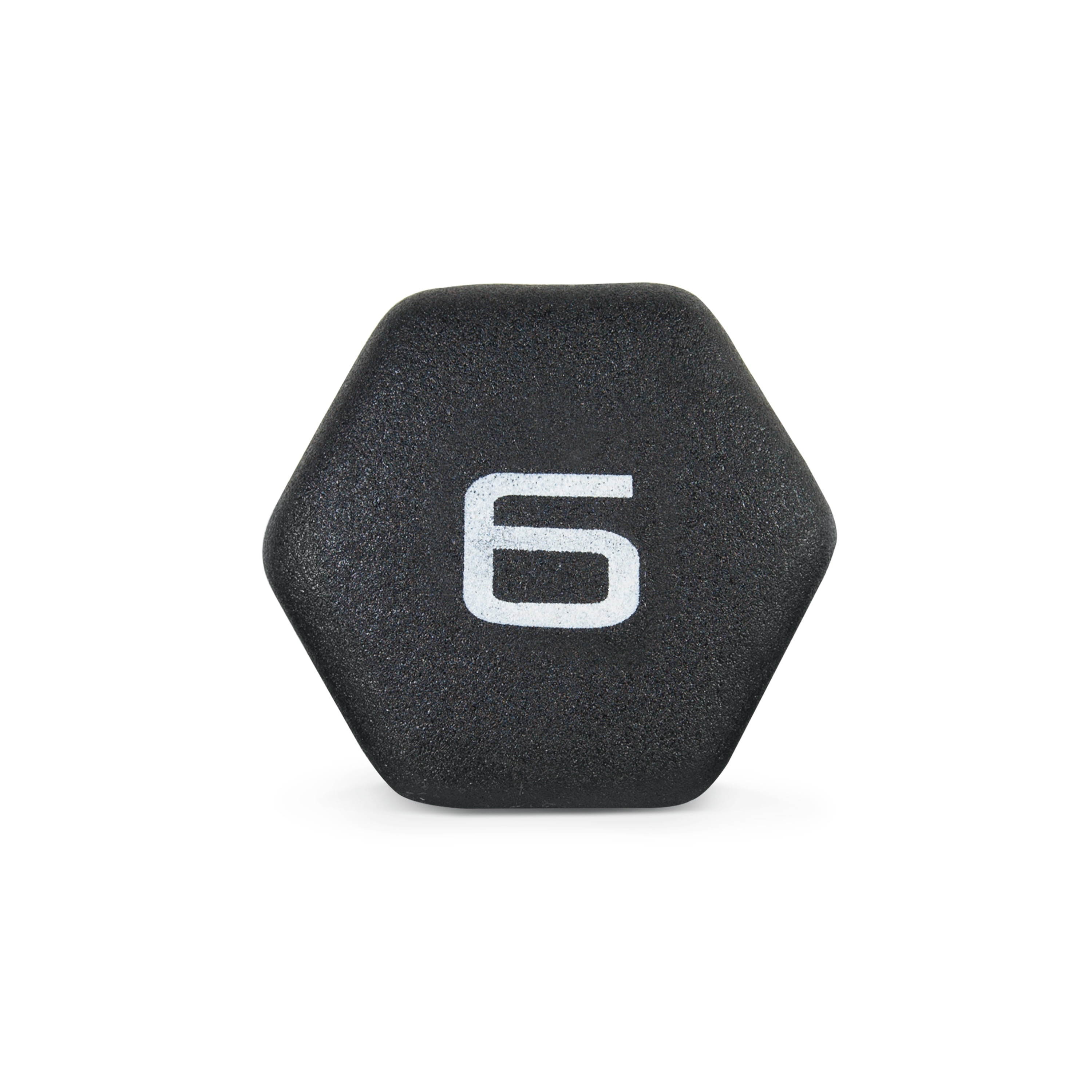 CAP Barbell, 6lb Black Neoprene Dumbbell, Single
