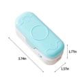 thumbnail image 3 of PEONAVET Mini Sealing Machine Mini Bag Sealer, 2 In 1 Heat Sealer For Snacks, Rechargeable Handheld Plastic Bag Resealer,Portable Heat Vacuum Sealer, For Plastic Bags Chip Bags Food Storage, 3 of 7
