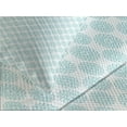 thumbnail image 4 of Ambesonne Pale Blue Quilted Bedspread Set 3 Pcs, Elliptic Starry Bold, King Size, Pale Blue White, 4 of 5